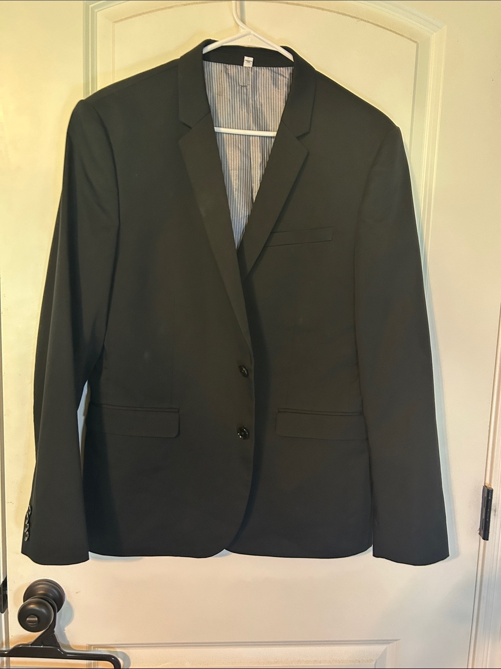 Express Men's Black Two-Button Blazer